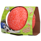 Jolly Pets Hundeball, Jollyflex, orange/weiß, schwimmfähig, Vanilleduft, Ø 20 cm