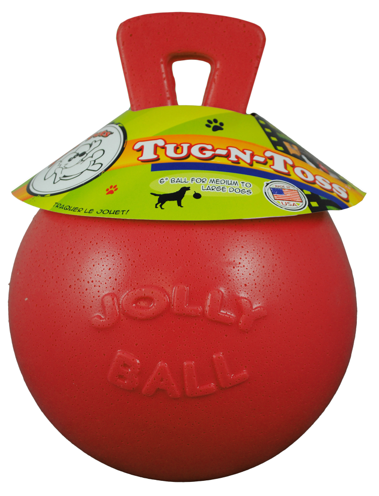 Jolly Pets Hundeball, Softball, Vanilleduft, rot, Ø 15 cm
