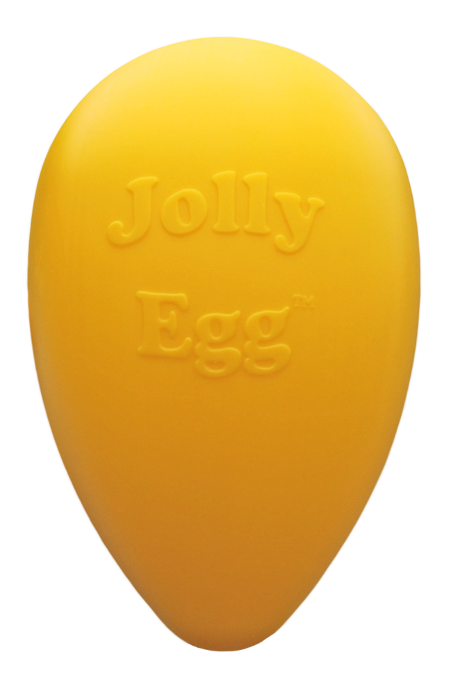 Jolly Hundespielzeug Ei, Gelb, 30 cm