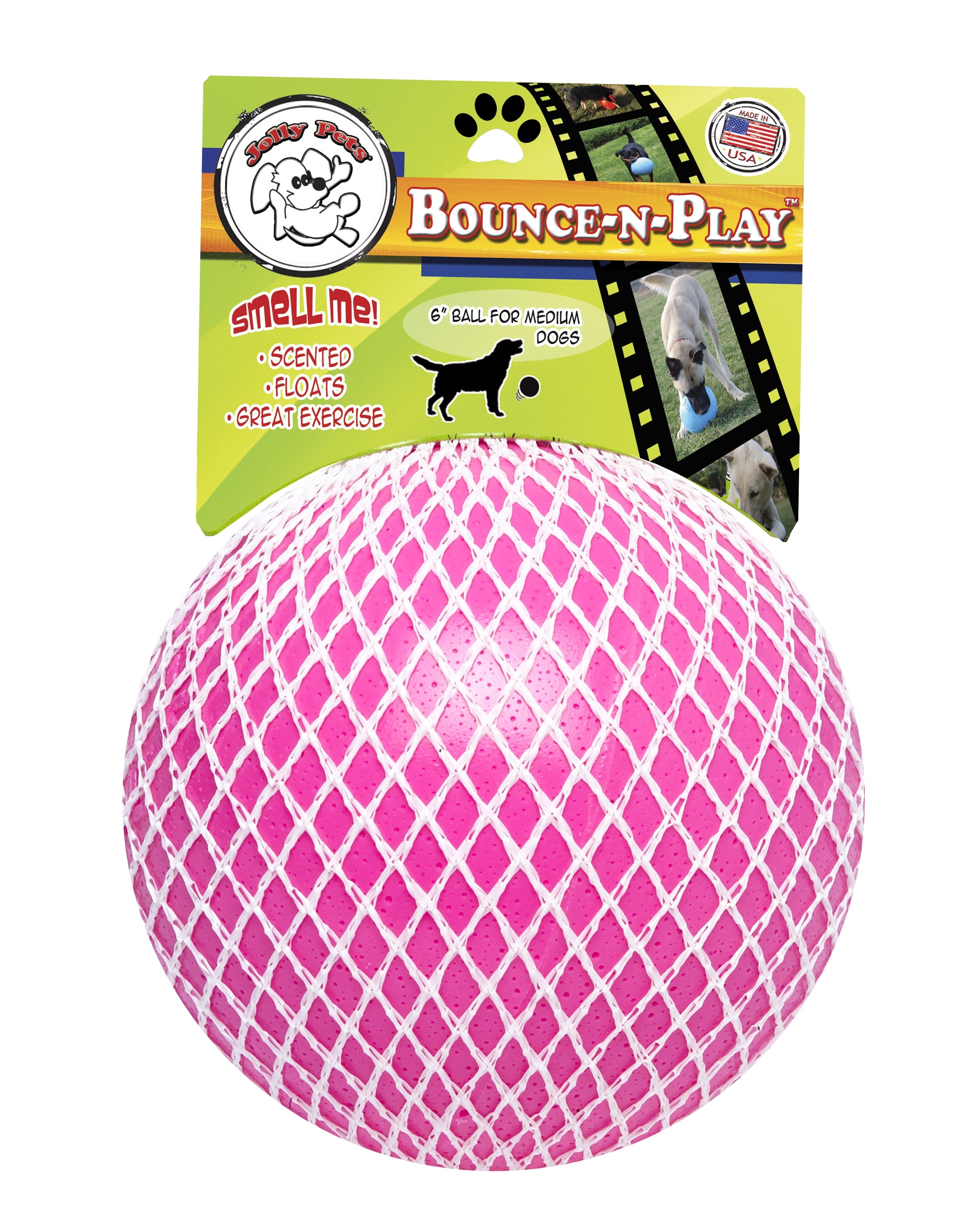 Jolly Hundeball Bounce-n Play, schwimmfähig, Ø 11 cm