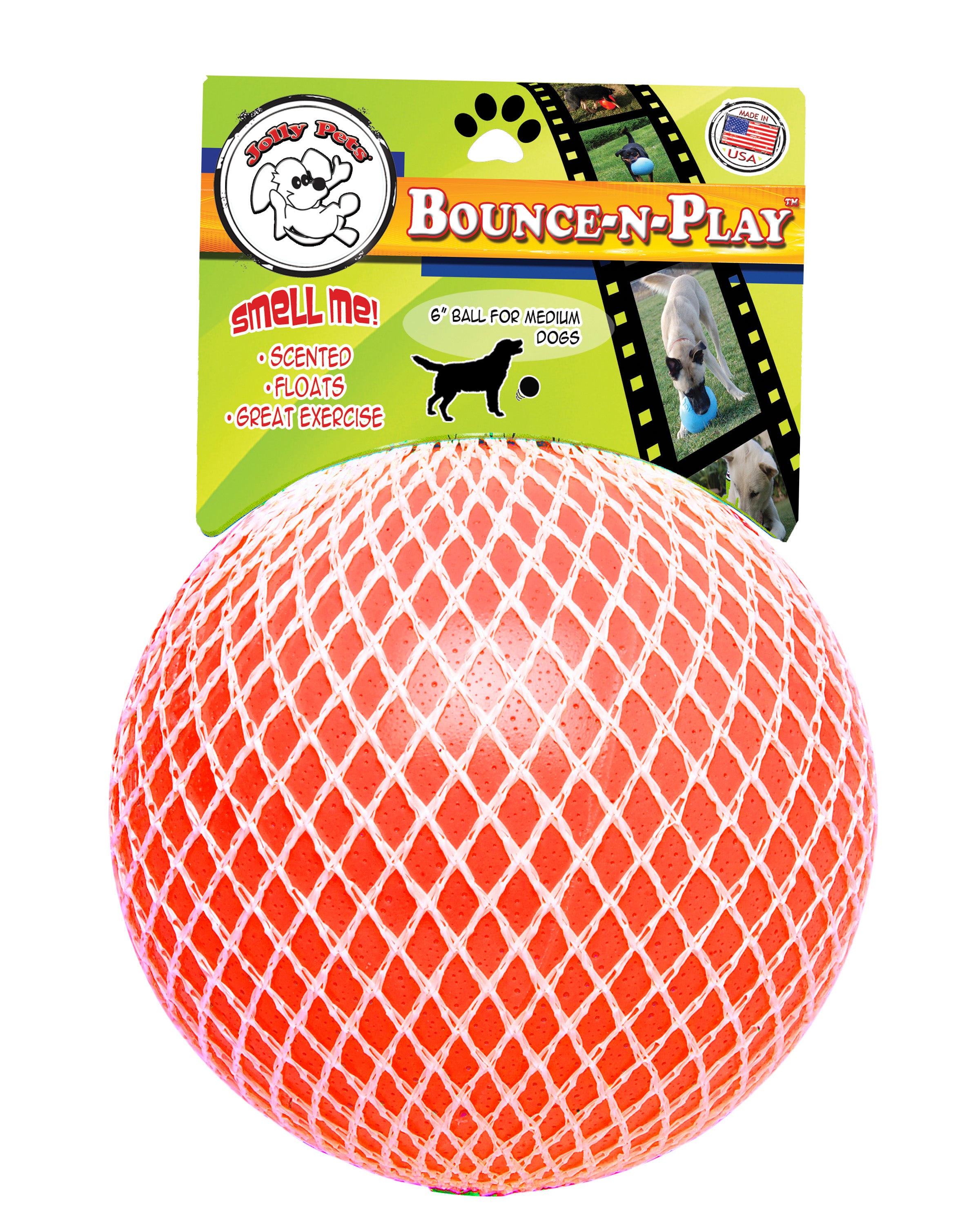 Jolly Pets Hundespielzeug, Ball, Vanille, Ø 20 cm