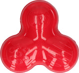 JW Hundespielzeug Gummi, 3 Quietschkammern, rot