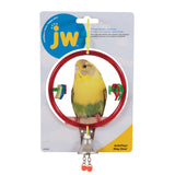 JW Vogelschaukel Kunststoff, JW Activitoy, Ø 11 cm, mit Glöckchen