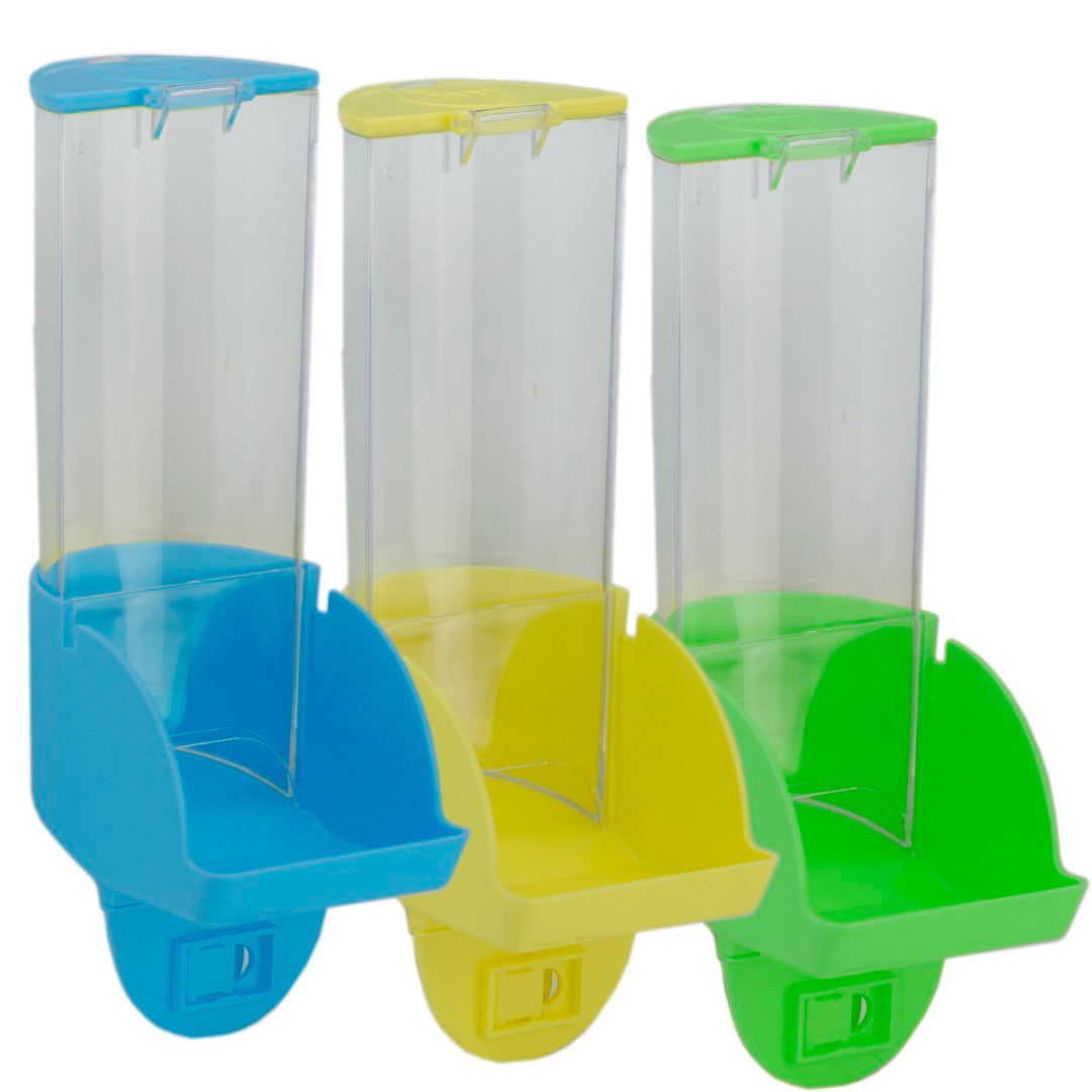 JW Futternapf Silo Insight, groß, 18 cm, für Sittiche, Nymphensittiche, kleine Papageien