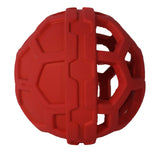 JW Hundespielzeug Ball, Treat N Squeak, Kautschuk, Ø 7,5 cm
