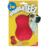 JW Hundespielzeug Tumble Teez, Rot, Größe M, 14 cm
