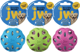 JW Hundespielzeug Crackle Heads Ball, M, Ø 7,5 cm