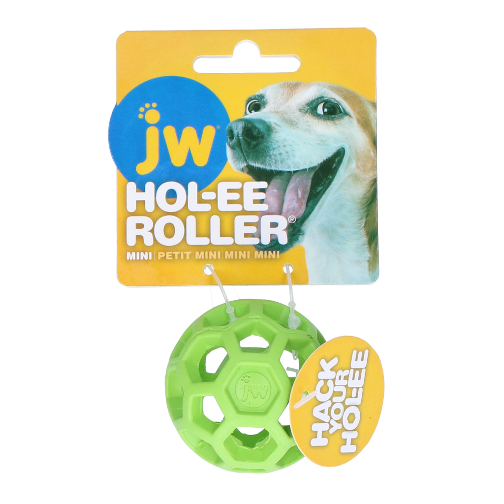 JW Hol-ee Roller Hundespielzeug, Mini, Ø 5 cm, grün