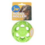 JW Hundespielzeug Hol-ee Roller, Small, Naturkautschuk, grün, Ø 9 cm