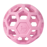 JW Hol-ee Roller, Hundespielzeug, Naturkautschuk, Ø 9 cm, pink