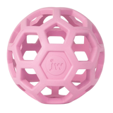JW Hundespielzeug Hol-ee Roller, Medium, Naturkautschuk, pink, Ø 11,5 cm