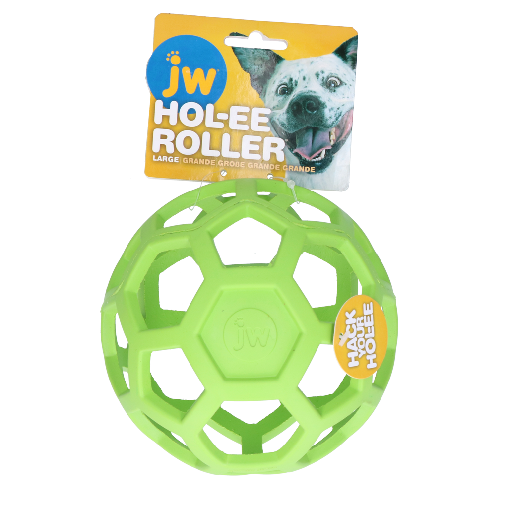 JW Hundespielzeug Hol-ee Roller, Large, Ø 15 cm, grün