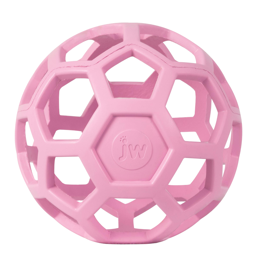 JW Hol-ee Roller, Large, Pink, Ø 15 cm, Naturkautschuk