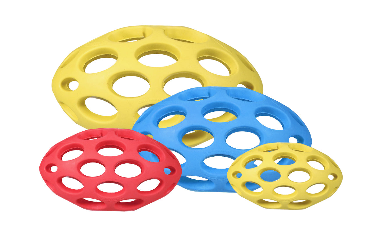 JW Hundespielzeug Hol-ee Football Mini, Kautschuk, 9 x 5,5 cm