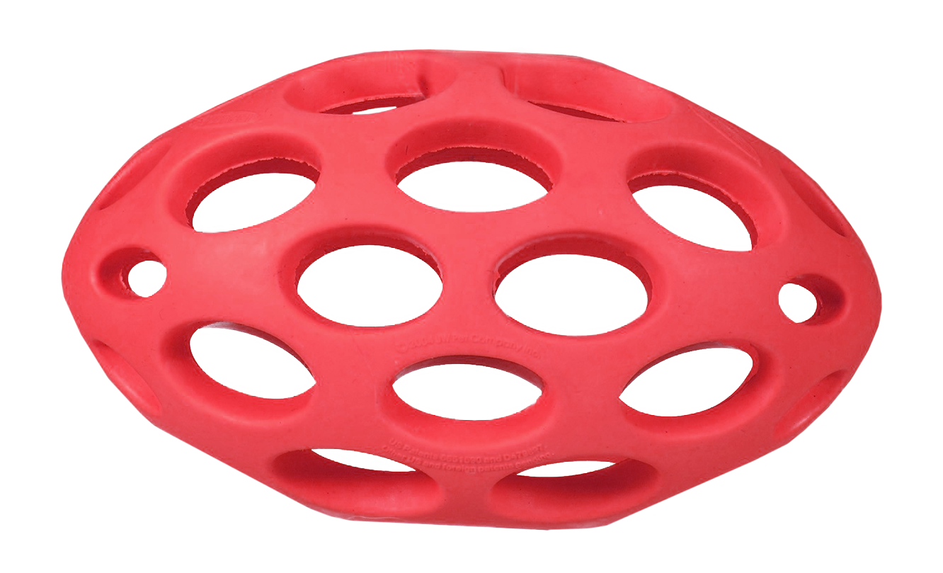 JW Hundespielzeug Hol-ee Football, Medium, Kautschuk, 14,5 cm x 8,5 cm