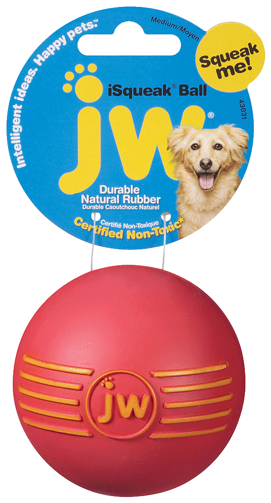 JW Hundespielzeug Ball, Quietscher, Ø 7 cm