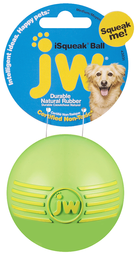 JW Hundespielzeug Ball, Quietscher, Ø 7 cm