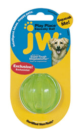 JW Hundespielzeug Ball, Squeaker, Erdnussbutterduft, Ø 4,5 cm