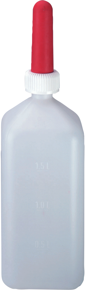 Kälberflasche mit Sauger, 2 l
