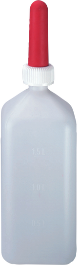 Kälberflasche mit Sauger, 2 l