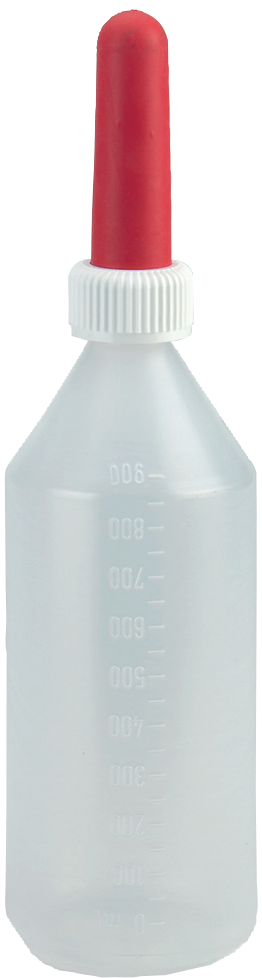 Kälberflasche mit Sauger, 1 l
