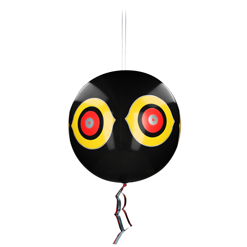 Knock Pest Schreck-Ballon, schwarz, Ø 40 cm