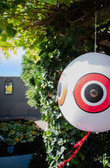 Knock Pest Schreck-Ballon, Weiß, Ø 40 cm