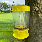 Knock Pest Fliegenfalle XL, für Außenbereich, mit Köder, 23,6 x 23 x 36,5 cm