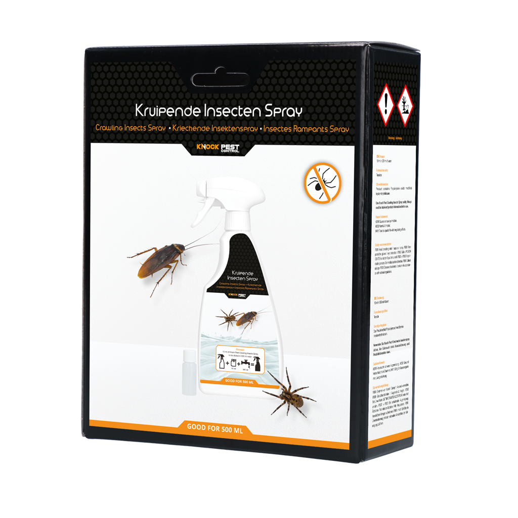 Knock Pest Spray gegen kriechende Insekten und Spinnen, 500 ml