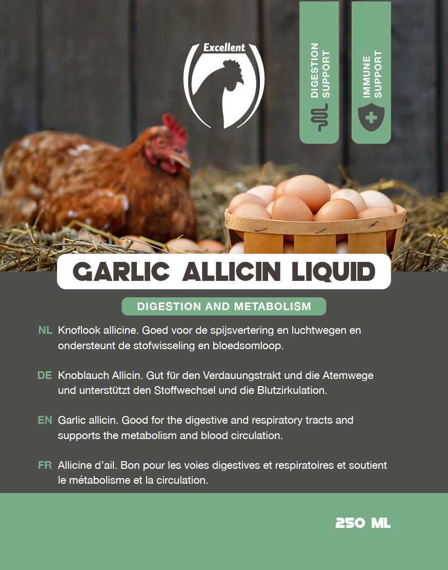 Knoblauch Allicin Liquid, für Vögel, 250 ml