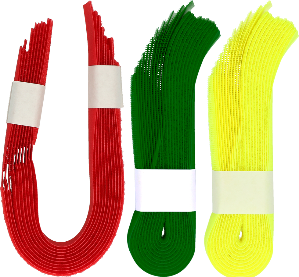 Markierungsband mit Klettverschluss, beschriftbar, für Rinder, gelb, 10 Stk
