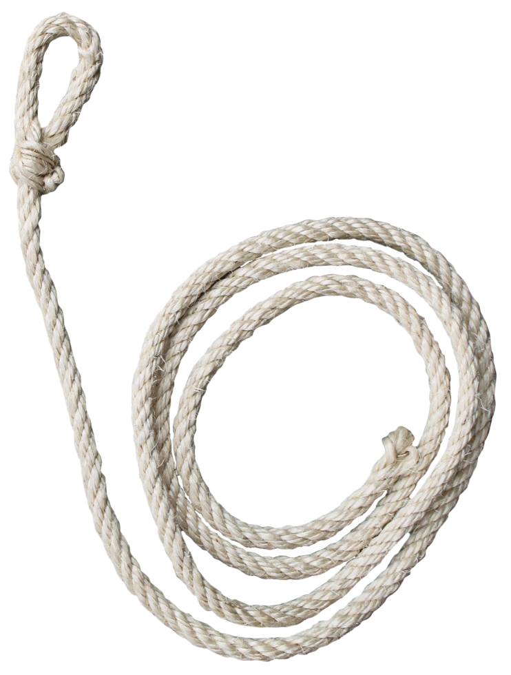 Kuhseil, Sisal weiß, 210 cm, Ø 10 mm