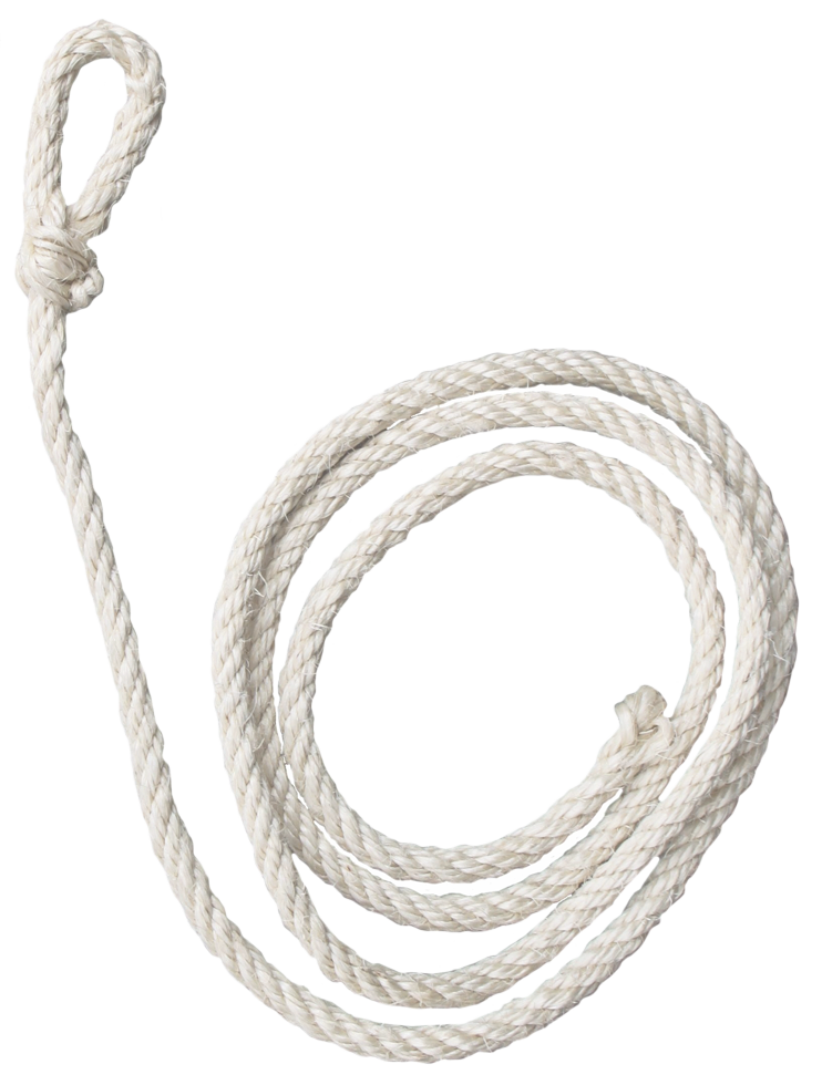 Führstrick Sisal, 4-schäftig, 210 cm, Ø 1 cm