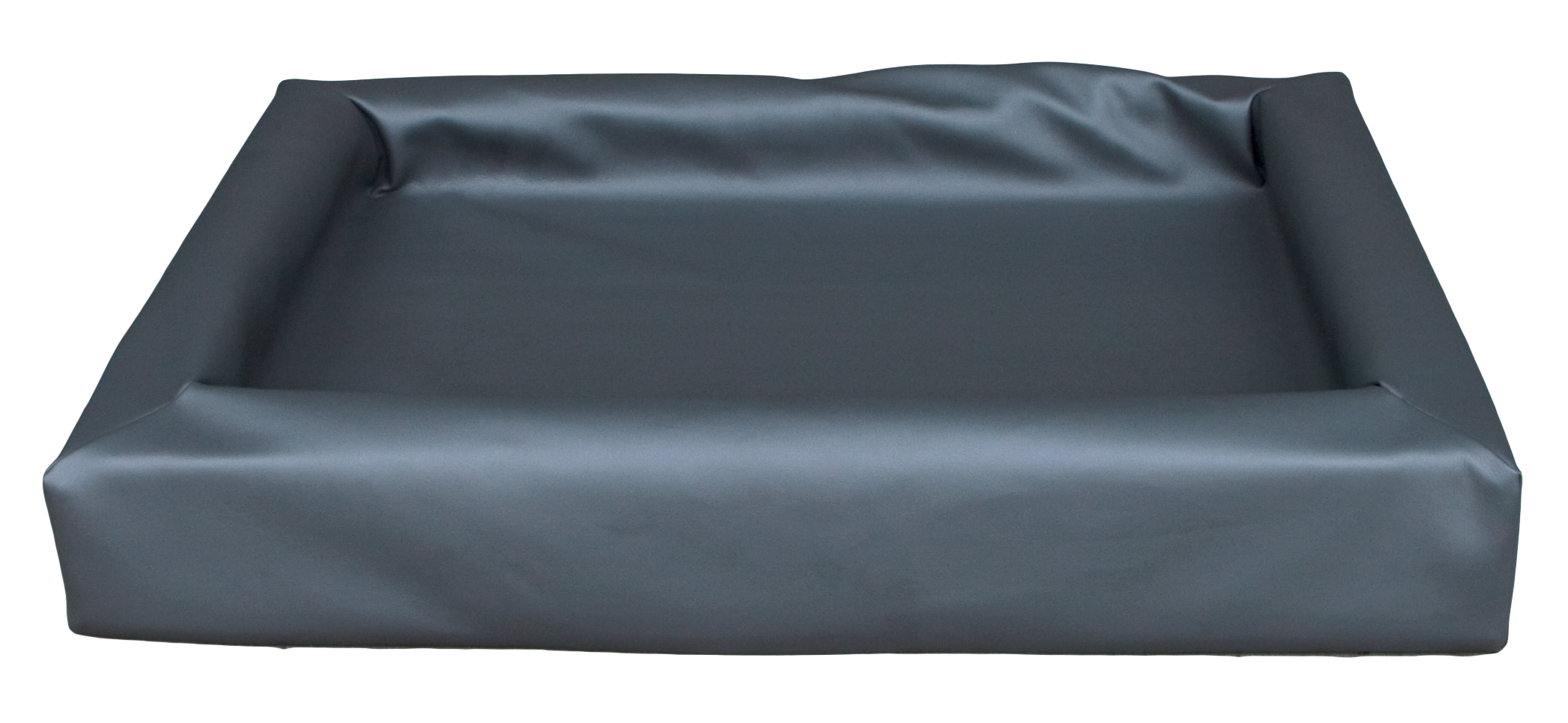 Hundebett, PU-Leder, wasserdicht, hoher Rand, 70 x 85 cm
