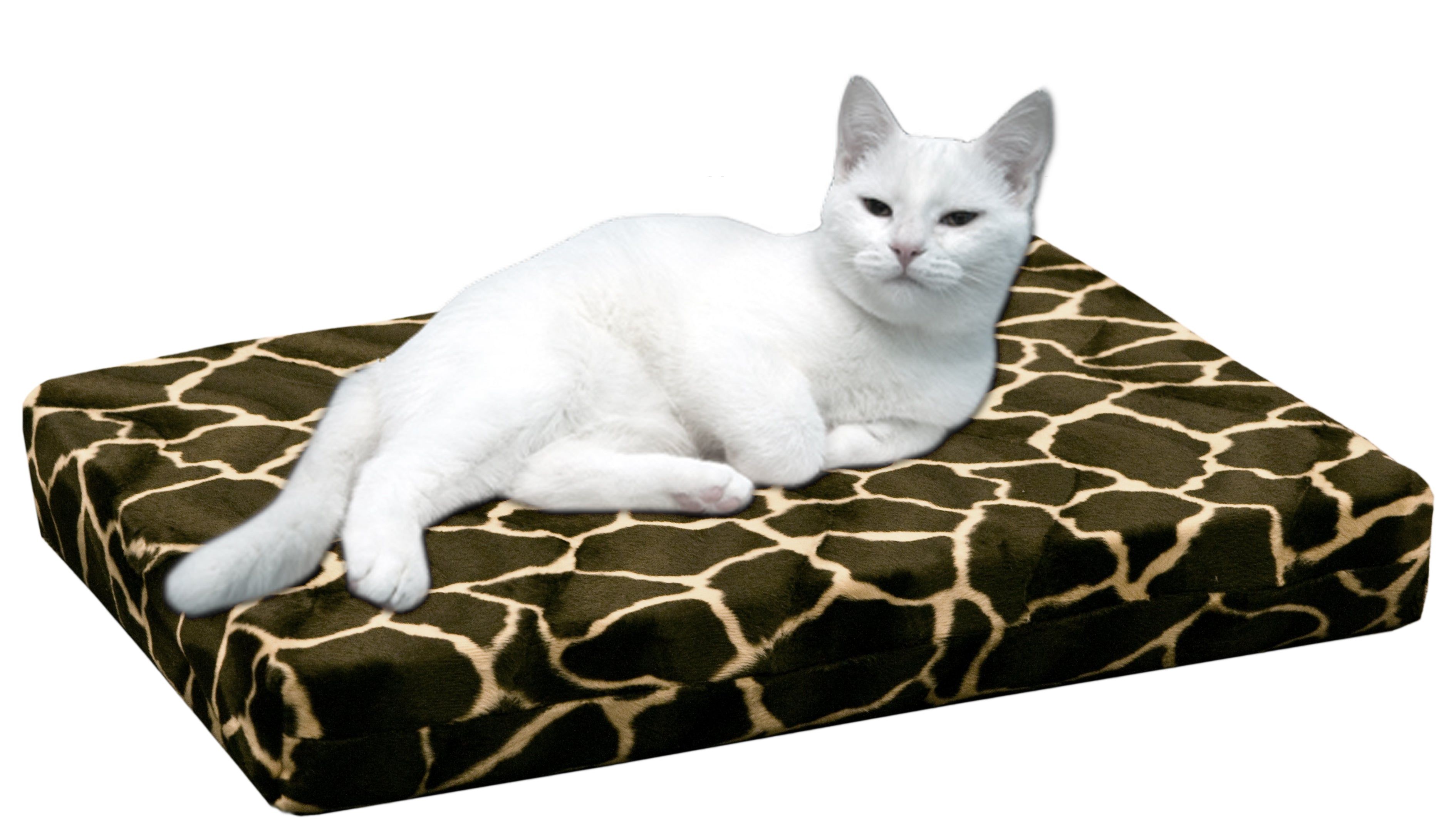 Holland Animal Care Katzenbett orthopädisch, Giraffe, PU-Leder, 45 x 55 cm