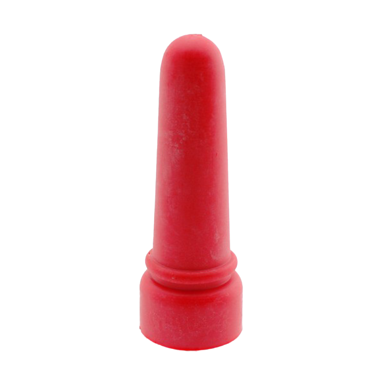 Lammeimer Ersatzsauger, lang, Gummi, rot, Ø 1,4 cm oben, Ø 2,5 cm unten