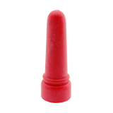 Lammeimer Ersatzsauger, lang, Gummi, rot, Ø 1,4 cm oben, Ø 2,5 cm unten