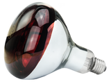 Hartglas Lampe, 250 W, rot