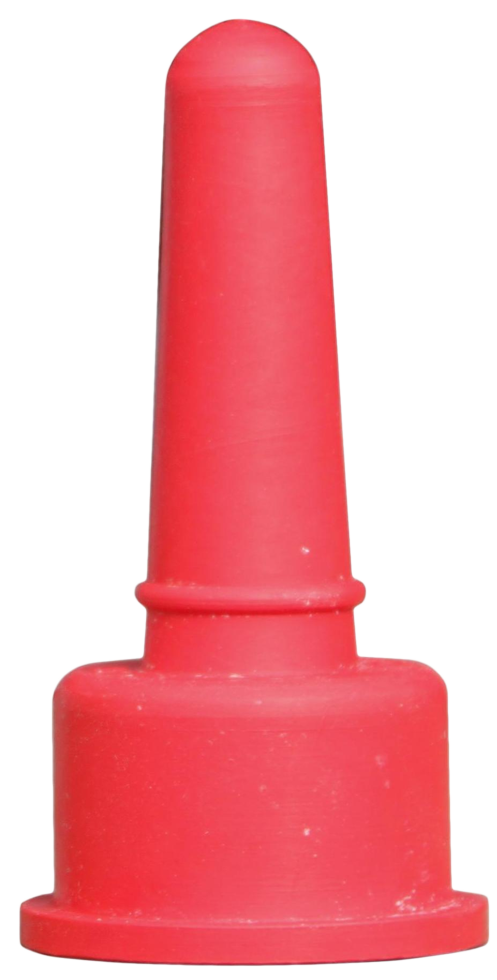 Lämmersauger rot, passend für Bierflasche, robust
