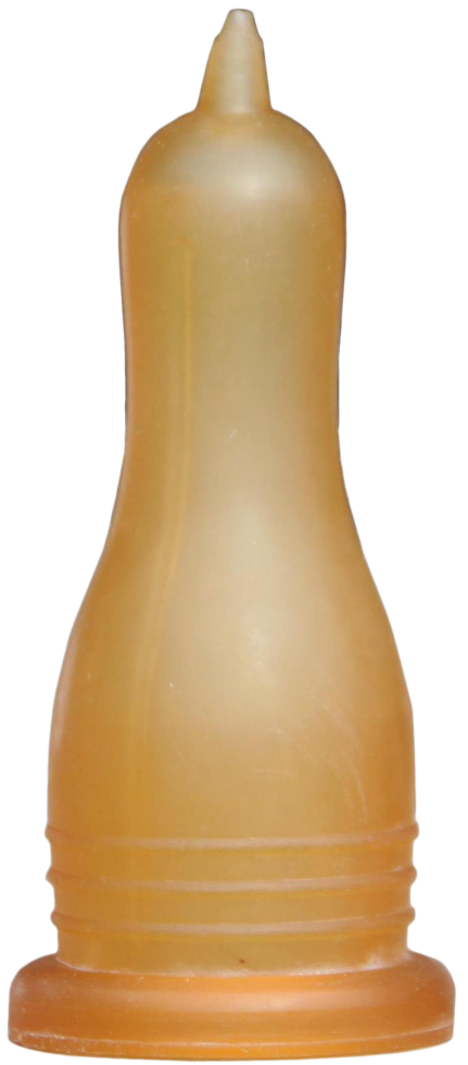 Lämmersauger weich, braun, für Bierflasche