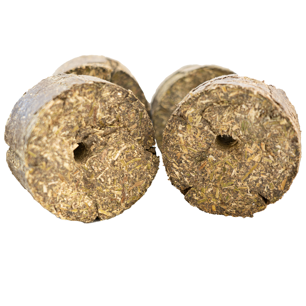 LAX Luzerneblock mit Loch, für Pferde, 3 kg
