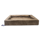 Let's Sleep Hundekorb XL, Comfy Cushion, 100 x 85 x 15 cm, Taupe