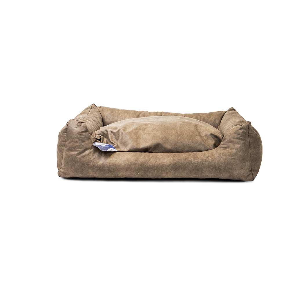 Let's Sleep Hundekorb mit Kissen, Größe L, taupe
