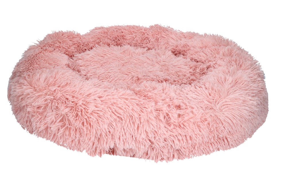 Let's Sleep Hundebett Donut, Ø 60 cm, Rosa, Größe L