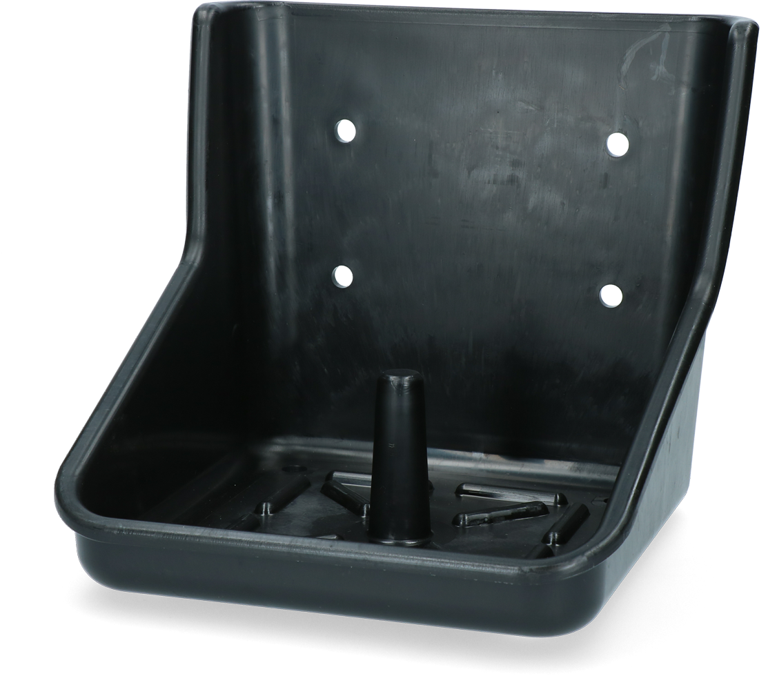 Lecksteinhalter Kunststoff, Robu, schwarz, für Lecksteine bis 10 kg