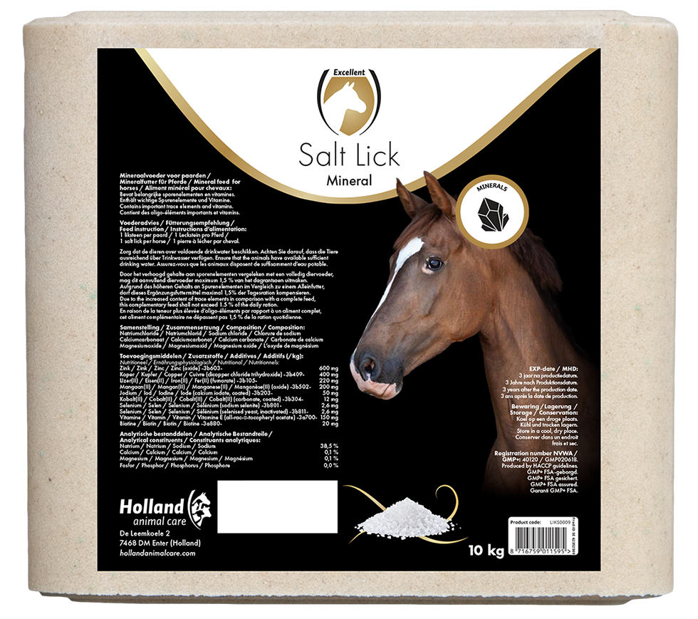 Excellent Horse Salzleckstein Mineral, 10 kg