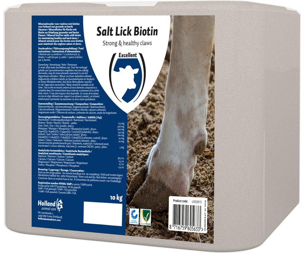 Excellent Leckstein, Biotin, 10 kg