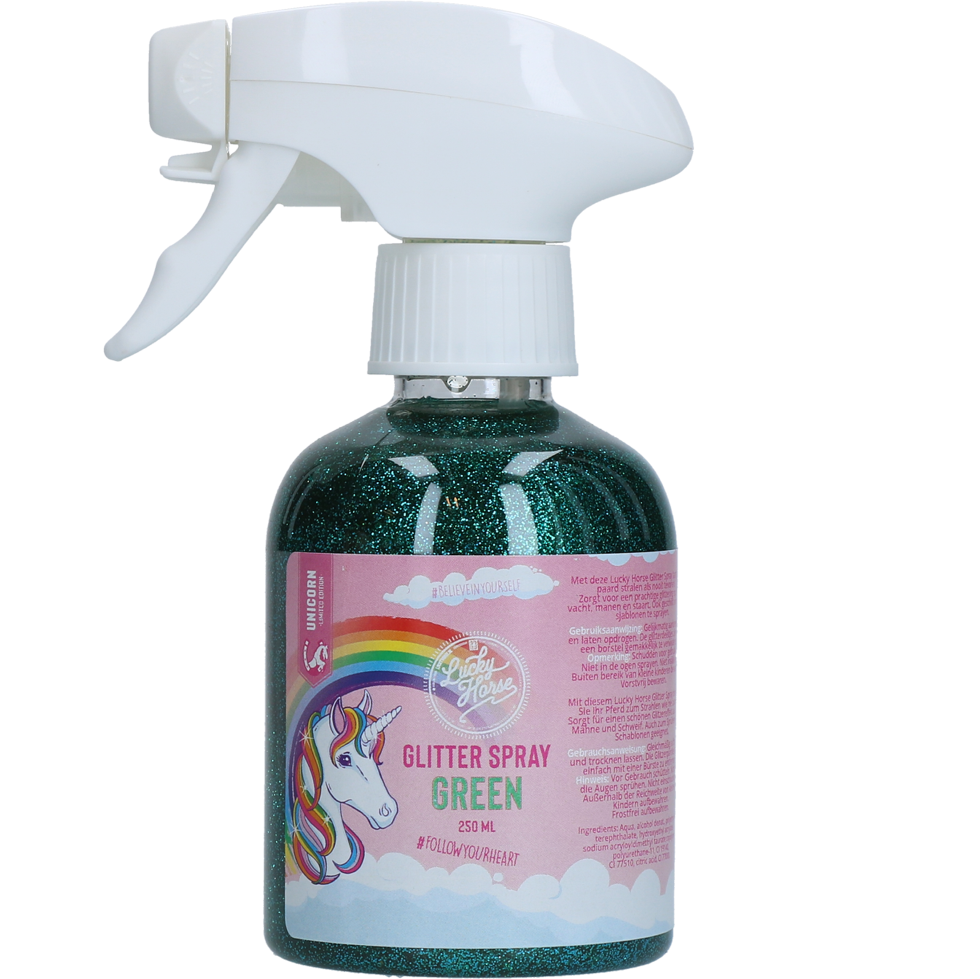 Lucky Horse Glitzerspray, grün, 250 ml