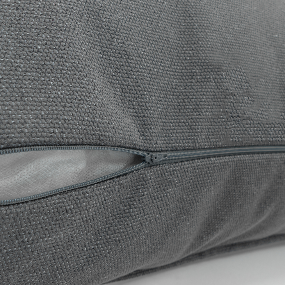 Madison Manchester Lounge-Kissen, grau, S, 80 x 65 x 15 cm