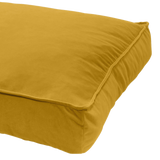Madison Lounge-Kissen, Velours, Gelb, S, 80 x 55 x 15 cm
